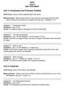 Scope & Sequence 3rd Year